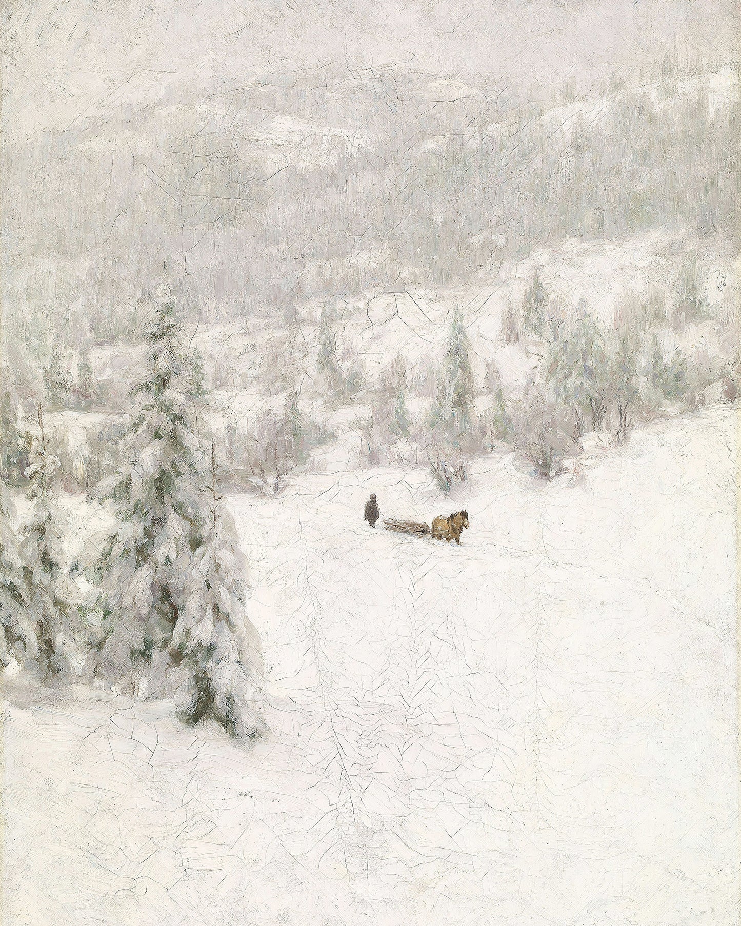 VINTAGE SNOWY DAY