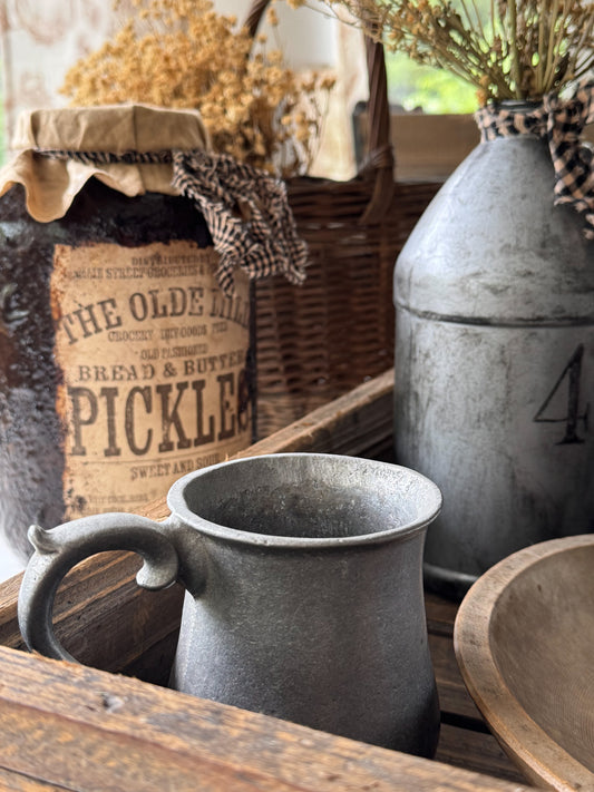 The Olde Mill Pickle Jar Pantry Label